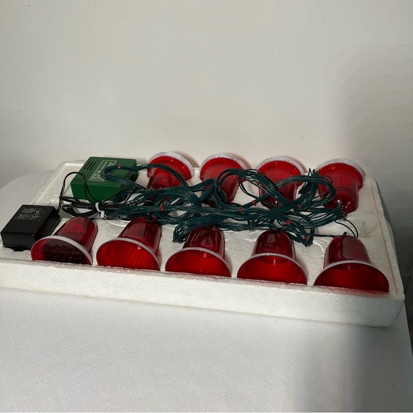 Vintage Christmas Electronic Singalong Musical Bell Lights Original Box Retro - Picture 6 of 11